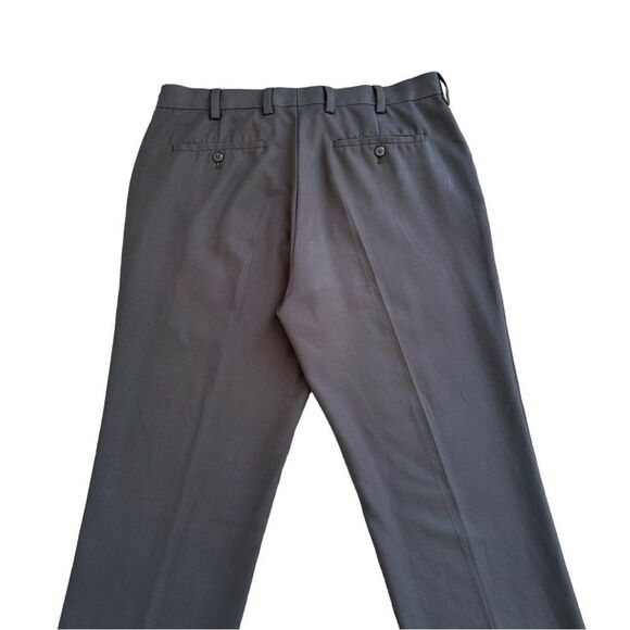 🔃Louis Raphael Men's Gray Tailored Straight Leg Dress Pants - Picture 5 of 9